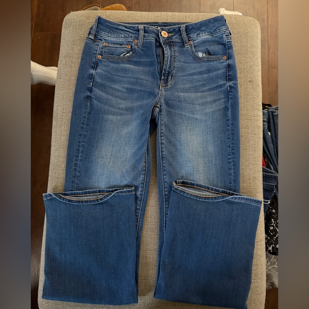 American Eagle Outfitters Women's Favorite Boyfriend Bootcut Jeans - #W51